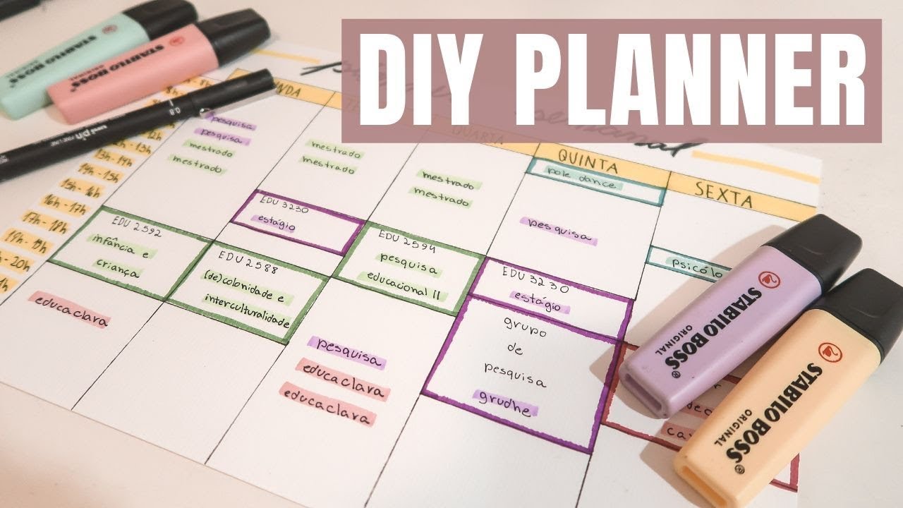 PLANNER SEMANAL // Organize sua ROTINA