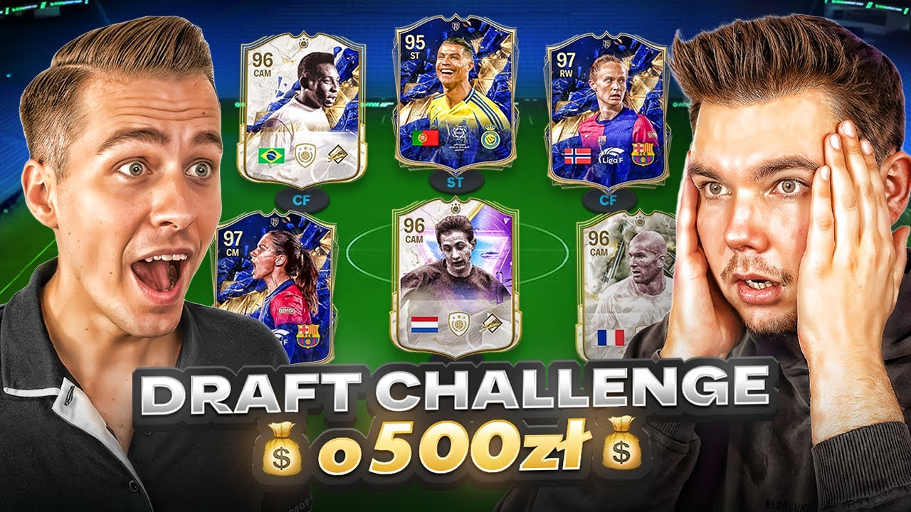 NAJDROŻSZY DRAFT CHALLENGE o 500 ZŁ vs PLKD | EA FC 25