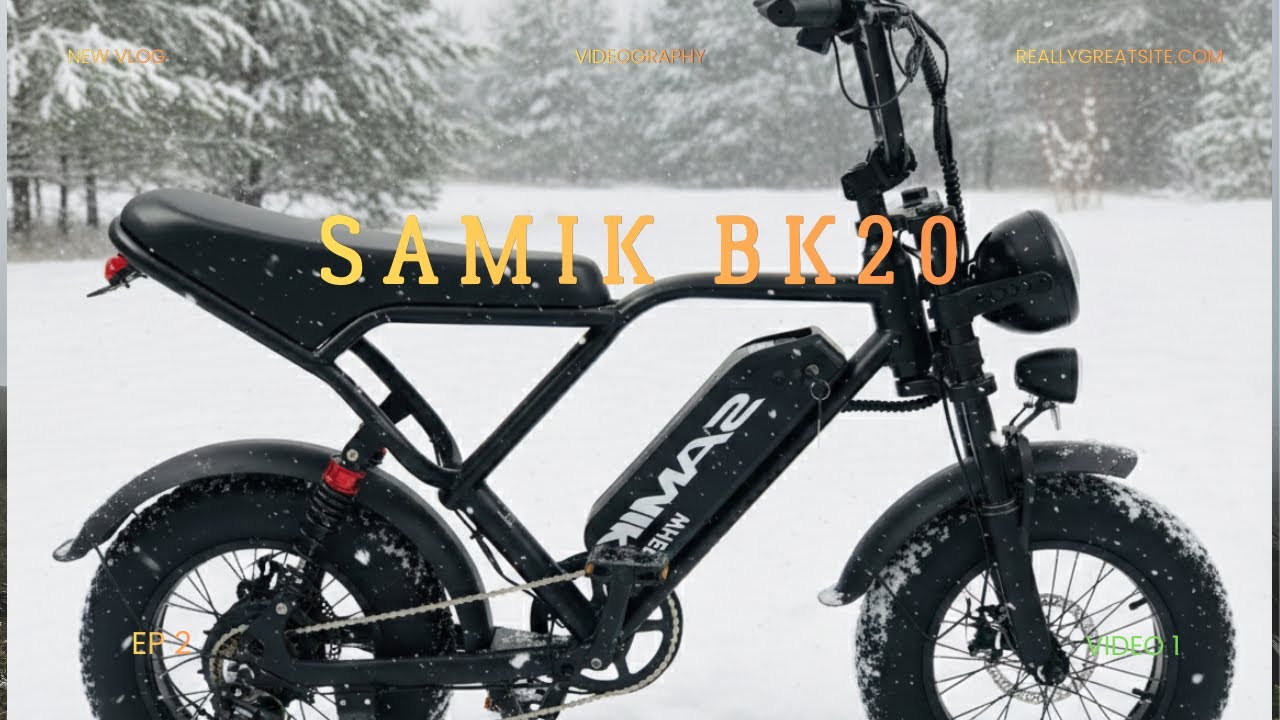Электровелосипед Samik bk20