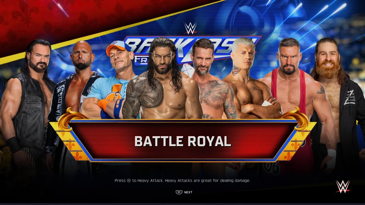 WWE 2K25 Battle Royal – Roman Reigns vs John Cena vs Cody Rhodes! 🔥