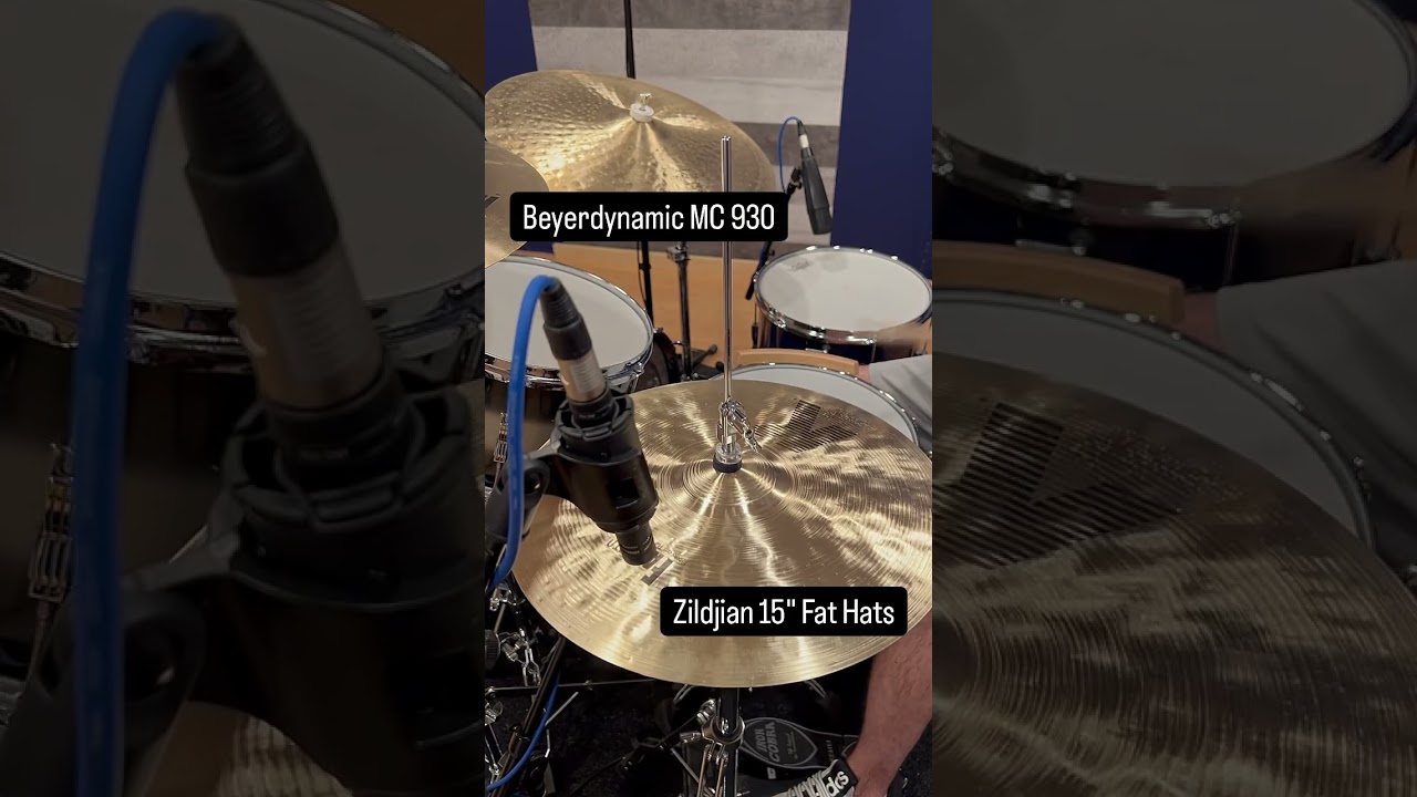 Beyerdynamic MC 930 & Zildjian Fat Hats 