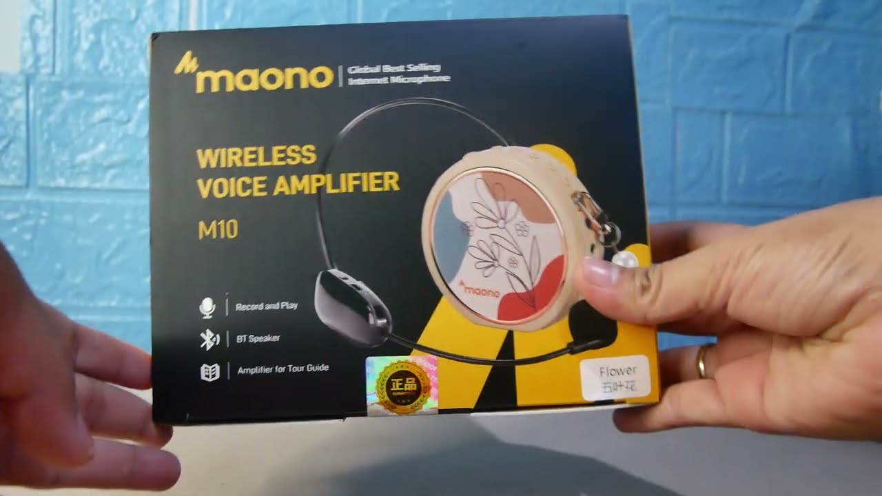 Unbox with Me! | Maono M10 Portable Voice Amplifier Megaphone Booster with Wireless Microphone