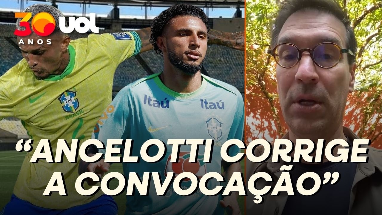 'ANCELOTTI USA &Eacute;DERSON PARA CORRIGIR CONVOCA&Ccedil;&Atilde;O PARA COPA DO MUNDO', DIZ ARNALDO