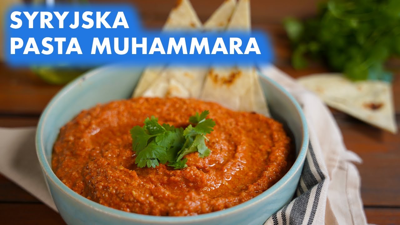 Syryjska PASTA MUHAMMARA - pyszny dip z papryki do pieczywa i chips&oacute;w! | Przepis UMAMI