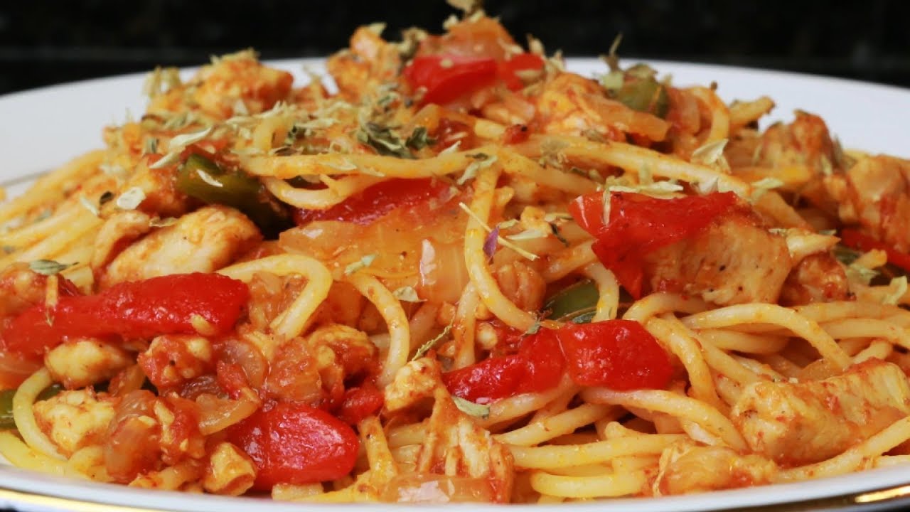 Espaguetis con verduras - Pasta con verduras