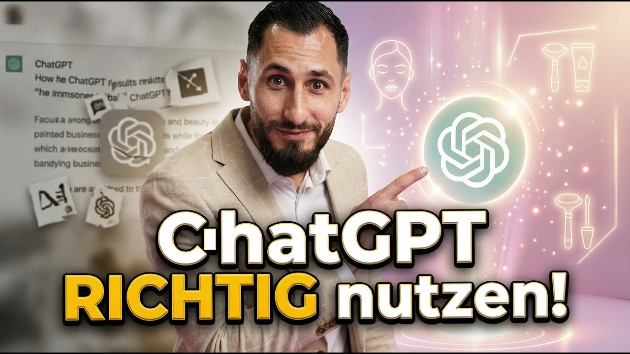 Von mittelmäßig zu genial: ChatGPT Prompts für Kosmetikstudio & Beauty (Tutorial 2026)