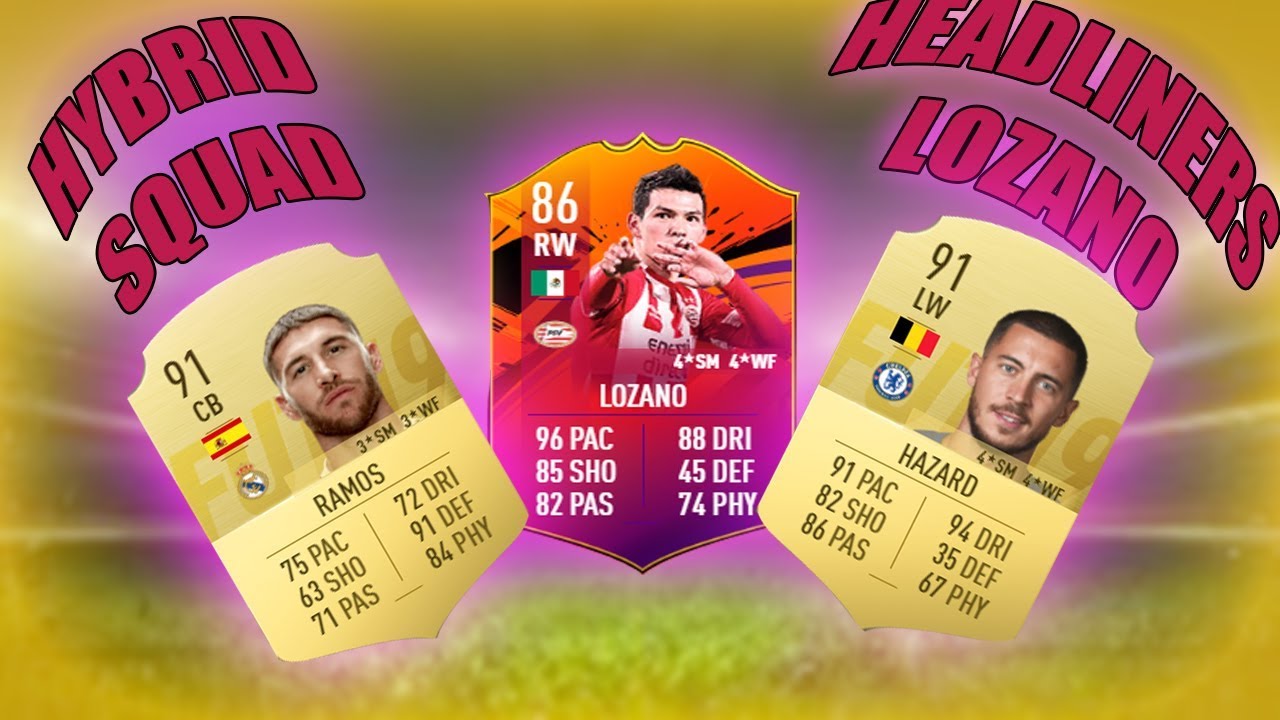 86 HEADLINERS LOZANO SQUAD BUILDER!