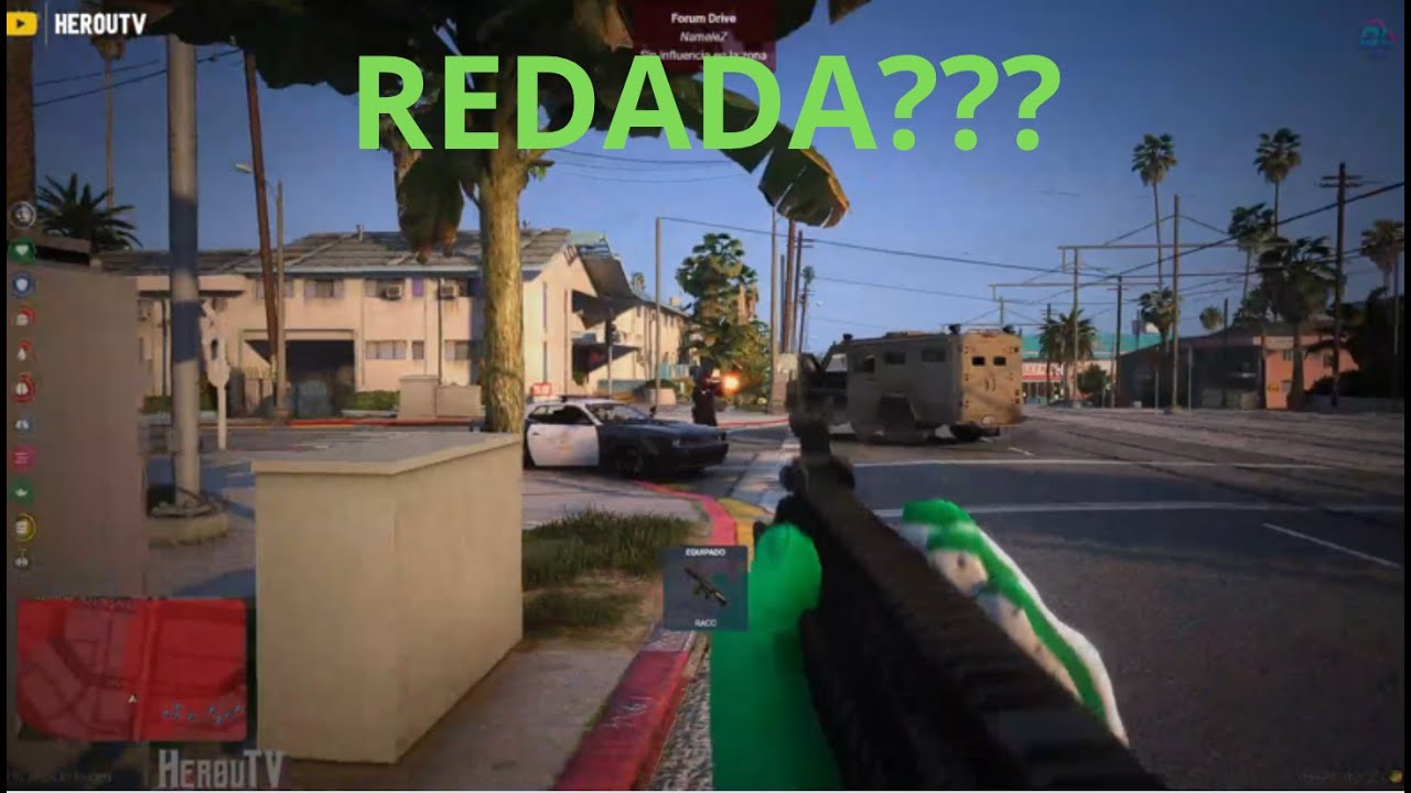 🟢FAMILIES🟢 vs 🔵LSPD🔵 REDADA??? - DOVUX LIFE