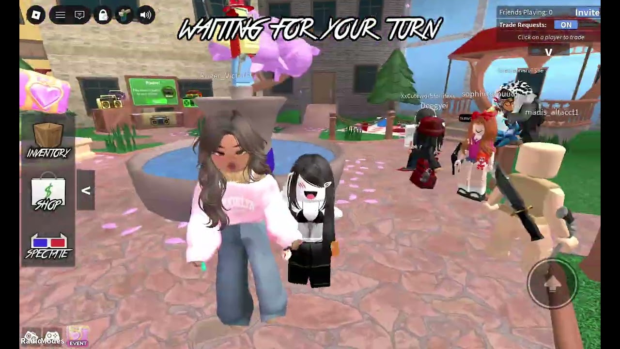 I was playing until. My lil cousin  took my ipad and recored (i didnt know..) Ahh