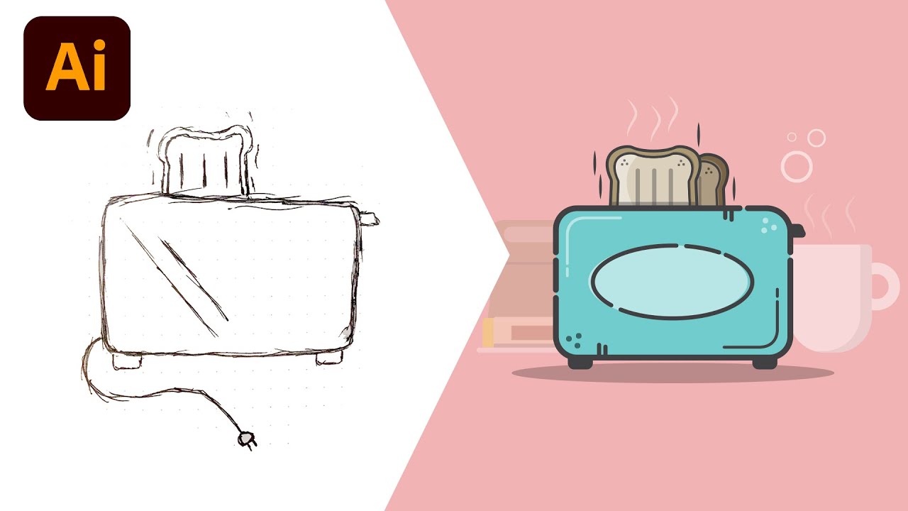 Sketch to Vector (Adobe Illustrator)