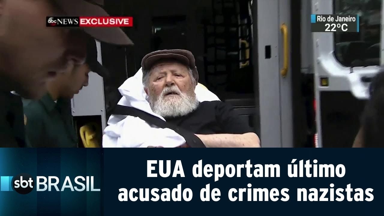 EUA deportam último acusado de crimes nazistas que vivia no país | SBT Brasil (21/08/18)