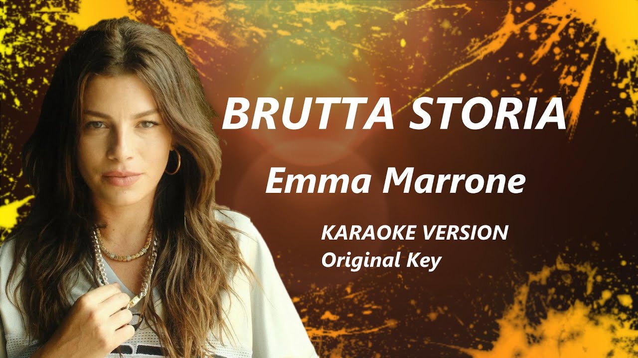 Brutta Storia Emma Marrone KARAOKE (NikyKaraoke)