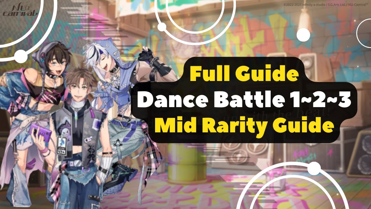 Flourishing Desires Dance Battle 01~02~03 Full Guide Mid Rarity || Nu:Carnival