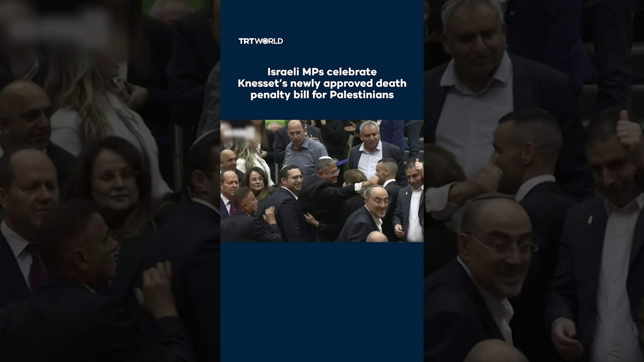Israeli MPs celebrate Knesset&rsquo;s newly approved death penalty bill for Palestinians