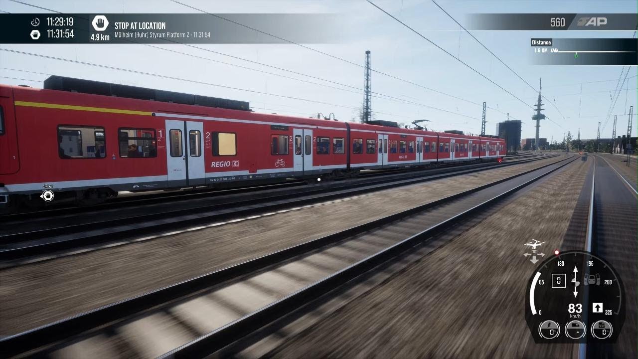 TSW 5 - Duisburg HBF To Essen HBF (BR 425 DB) Local / Skip Stop 🇩🇪