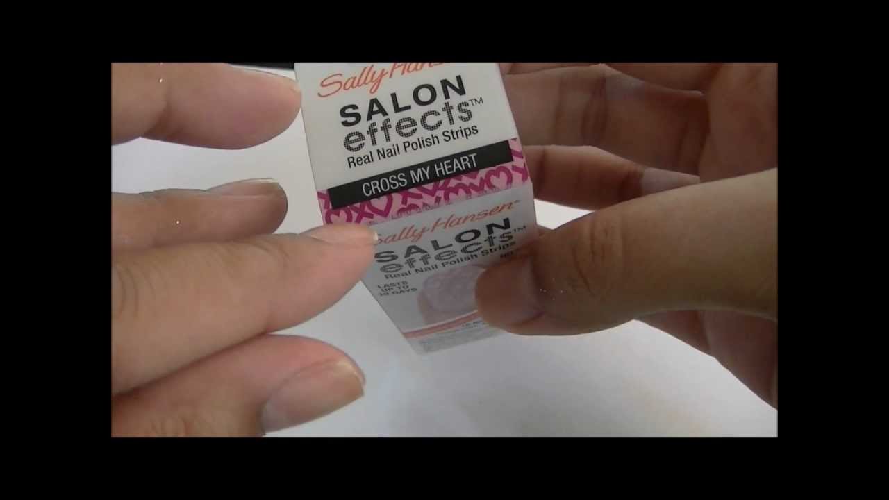 Valentines Day Nails: Sally Hansen Salon Effects 