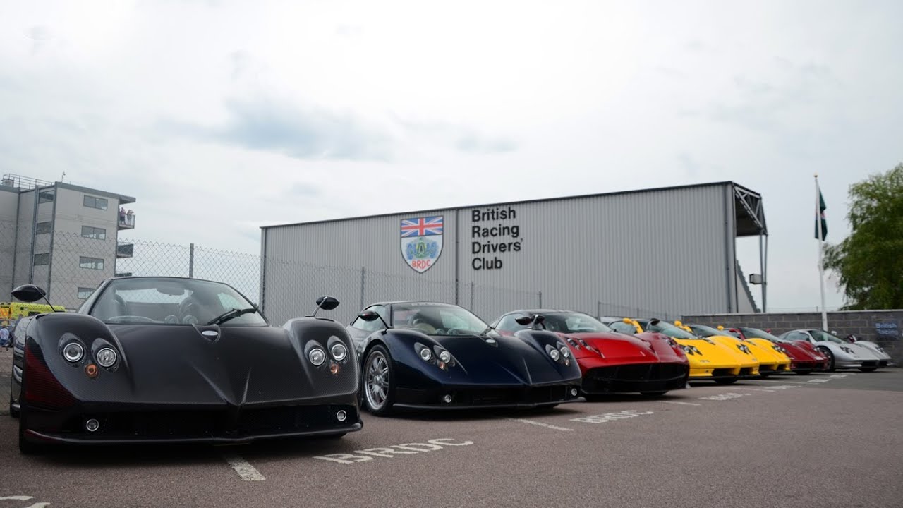 6 Zondas and a Huayra! - Pagani madness at Silverstone