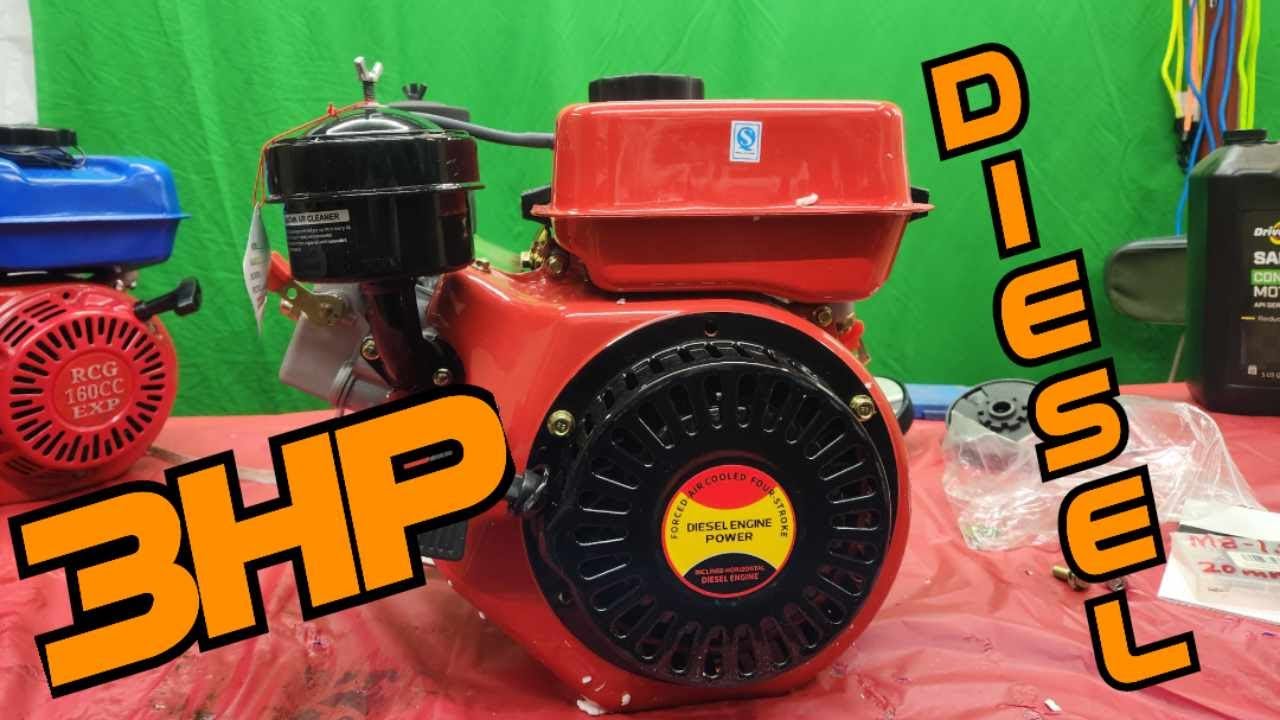 Diesel Engine 3HP 196CC 4-Stroke Single Cylinder AliExpress Amazon