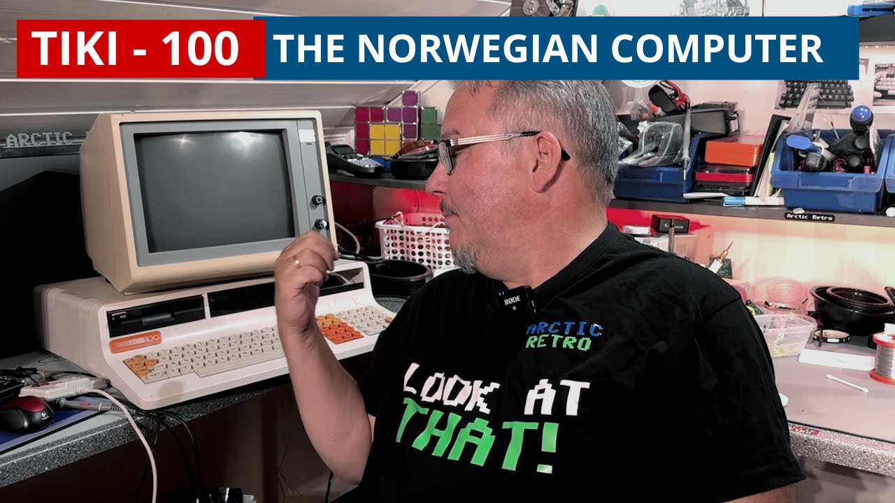 TIKI 100 - PSU repair - Floppy drive repair - Will it work ? Norwegian computer history tested