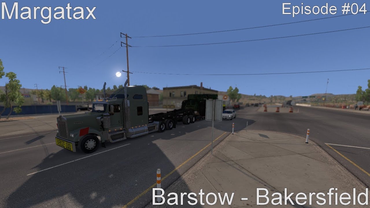 American Truck Simulator - #04 - Barstow - Bakersfield - Longue remorque ! [FR]