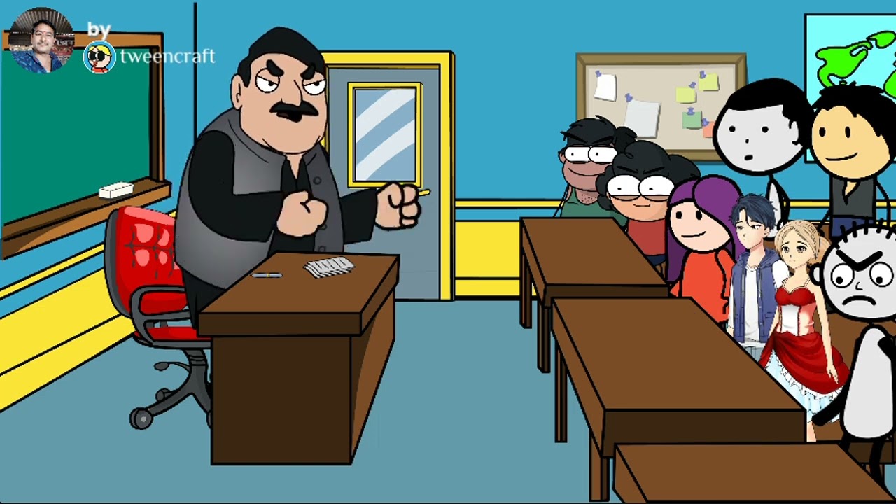 जबरदस्त काँमेडी🤣🤣😂😂 #schooldrama #cartooncomedy #funney #viralcomedy