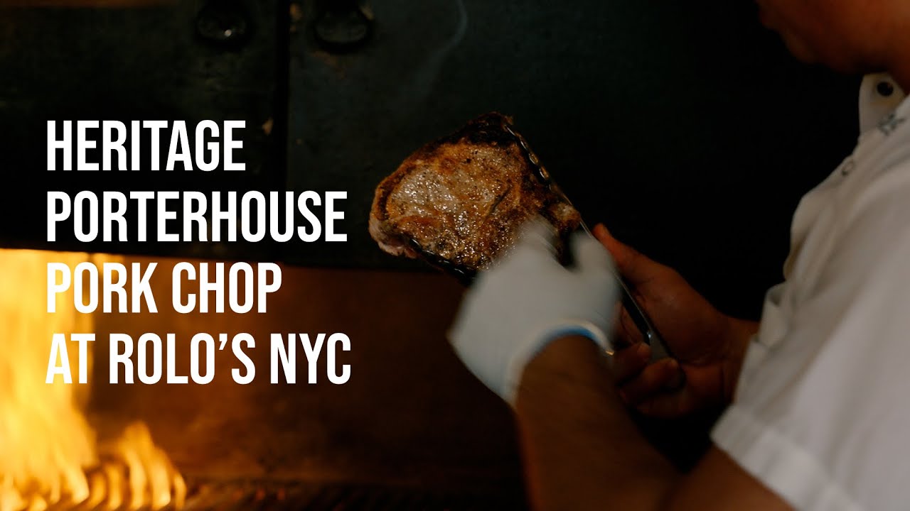 Heritage Porterhouse Pork Chop at Rolo's