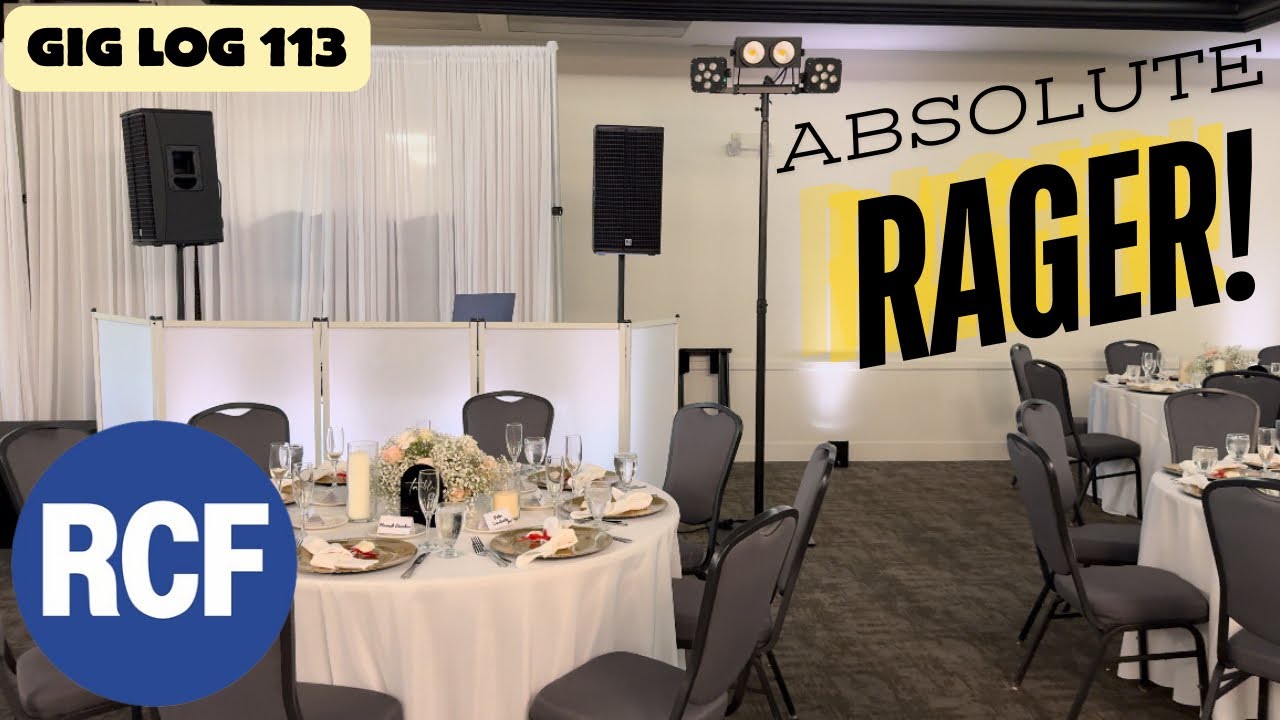 HORIZONTAL GIG LOG 113 | ALL AROUND BANGER | VARIETY OF MUSIC | RCF SUB8008 INDOORS