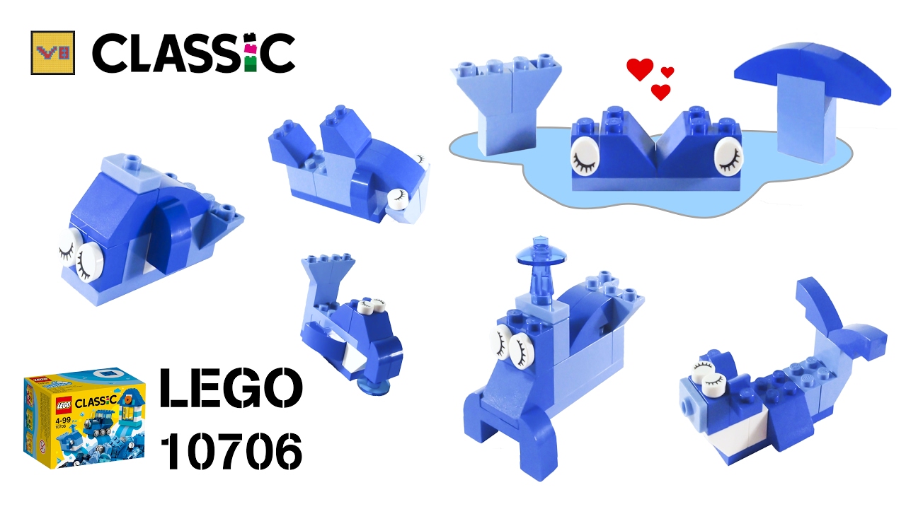 LEGO Classic 10706 (Bonus) Blue Creativity Box | Lego Vee - Speech Build