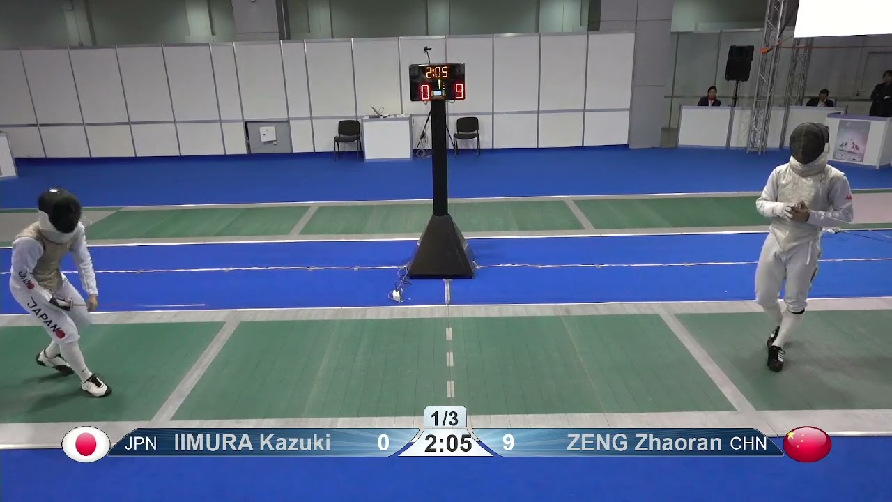 2023 Day04 T08 03 M F Individual Junior Plovdiv BUL CHM GREEN ZENG CHN vs IIMURA JPN