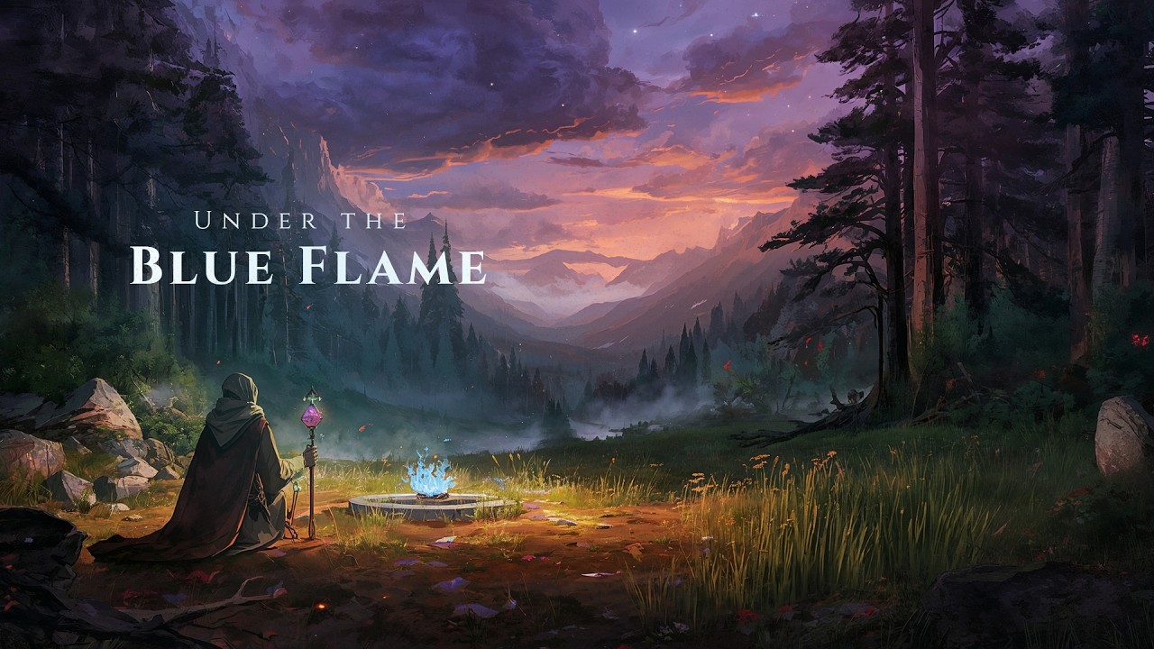 Under The Blue Flame | Celtic Music for Relaxation | Fantasy Ambience [No Ads]