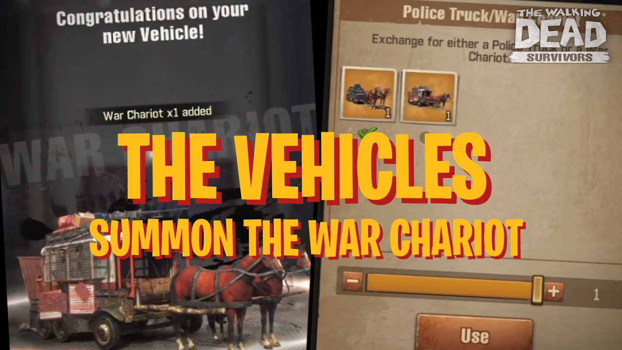 Summon The War Chariot | Vehicle Beginner Guide in TWD: S