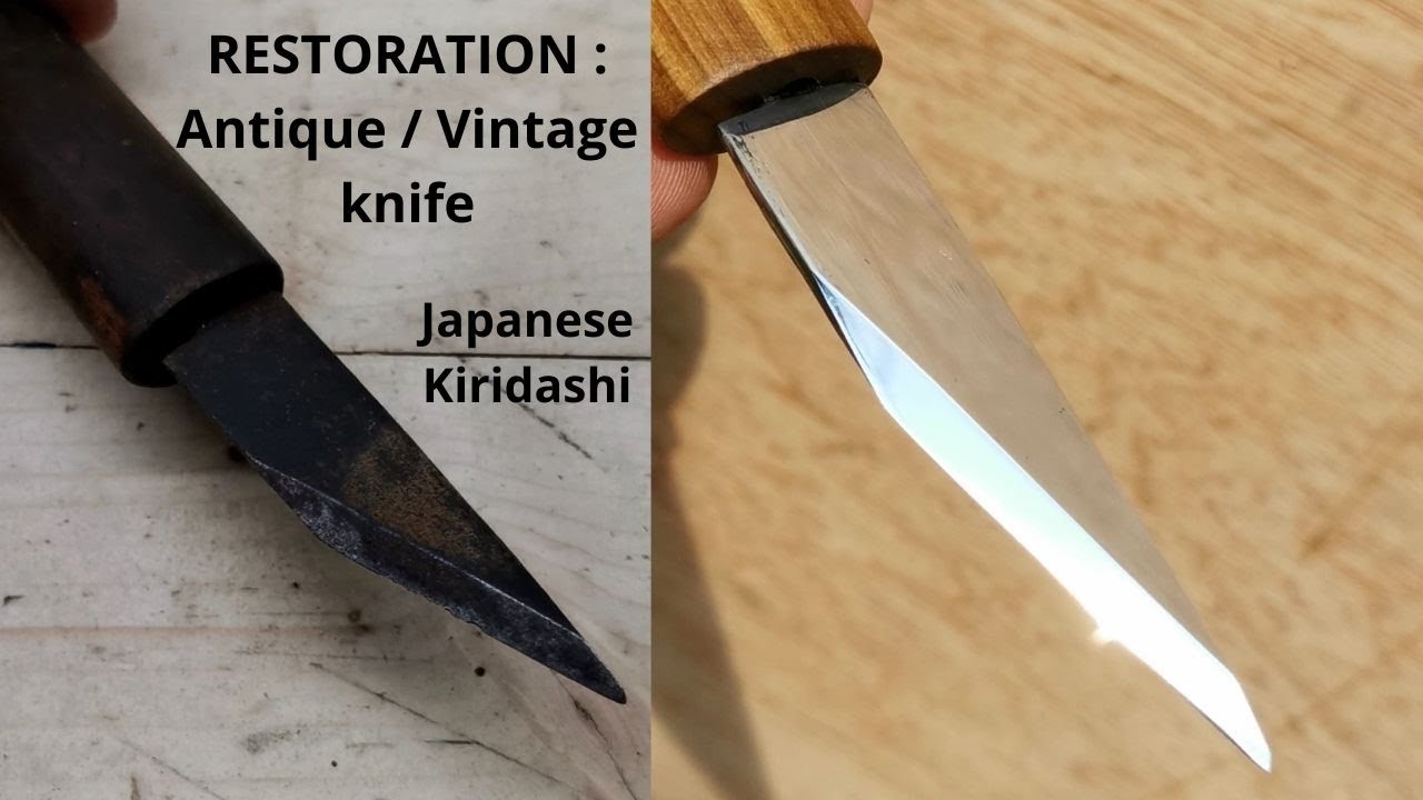 KNIFE RESTORATION - Antique / Vintage Knife, Japanese kiridashi
