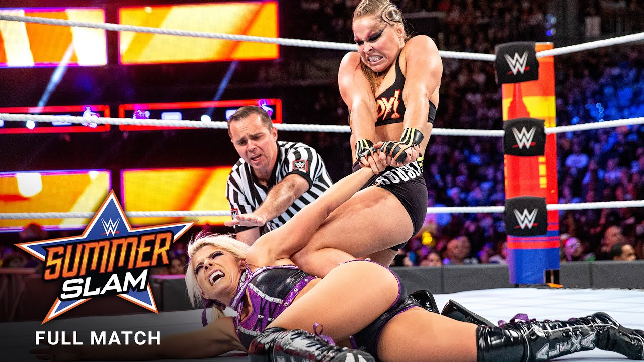 FULL MATCH - Alexa Bliss vs. Ronda Rousey - Raw Women's Title Match: SummerSlam 2018