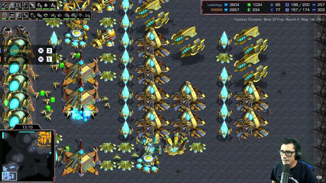 STARCRAFT FASTEST COREANO 🇰🇷 LEEBOKGU vs SCAN 🇰🇷 ROUND 4