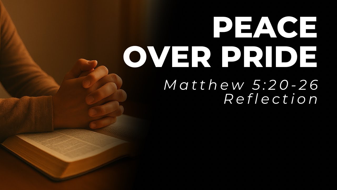Why Reconciliation Comes First | Matthew 5:20–26 Gospel Reflection