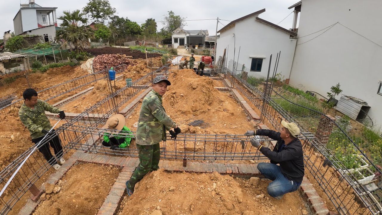 Nhà mới chú Vĩnh - buộc sắt  | Nhịp Sống Tây Bắc