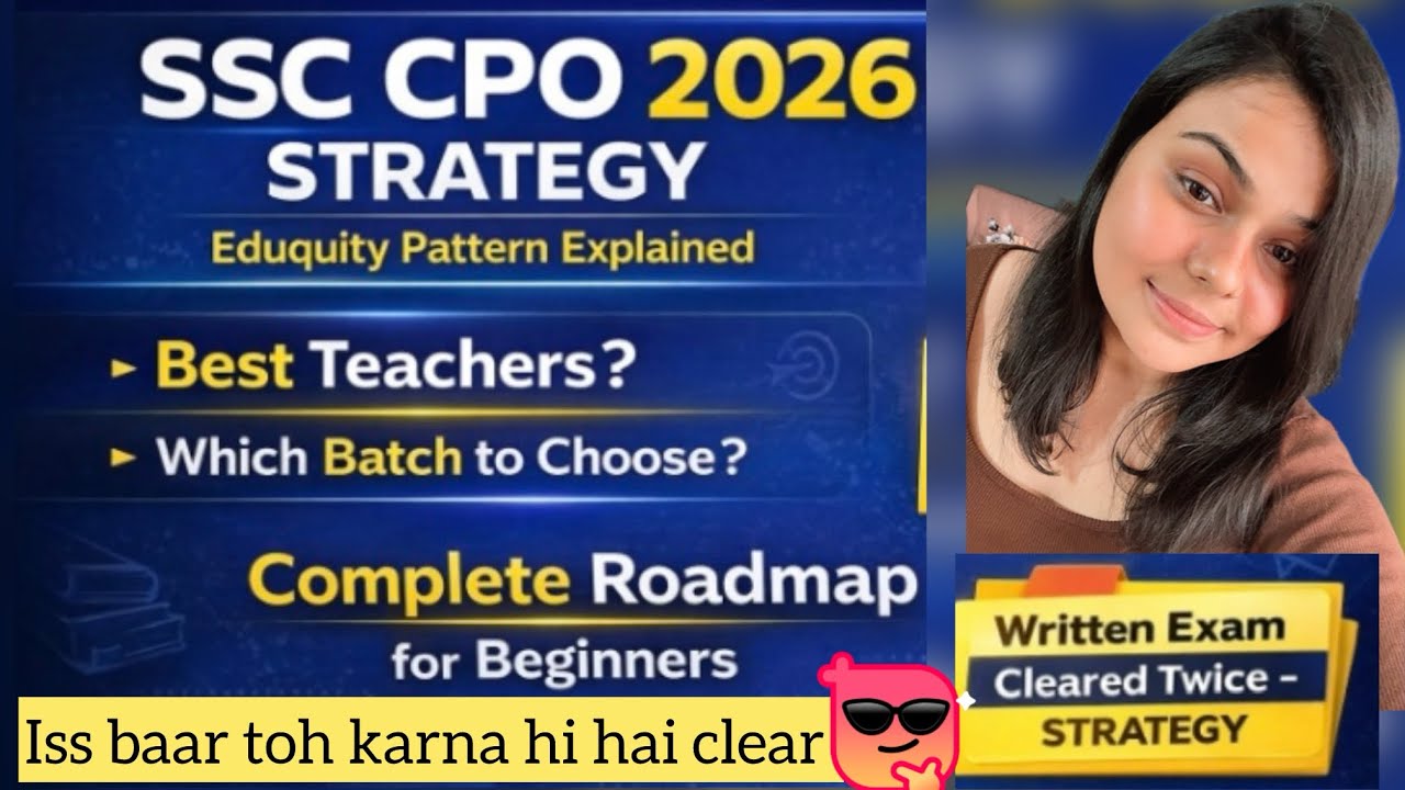SSC CPO 2026 strategy 🤗no more confusion 😇#ssccpo 