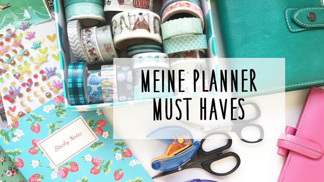 Meine Planner Must-Haves