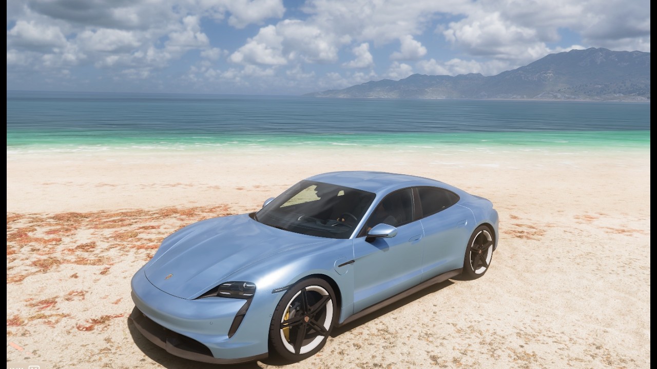 Forza Horizon 5 | RTX 5060 Ti, AMD Ryzen 5 5600 | PORSCHE TAYCAN TURBO S