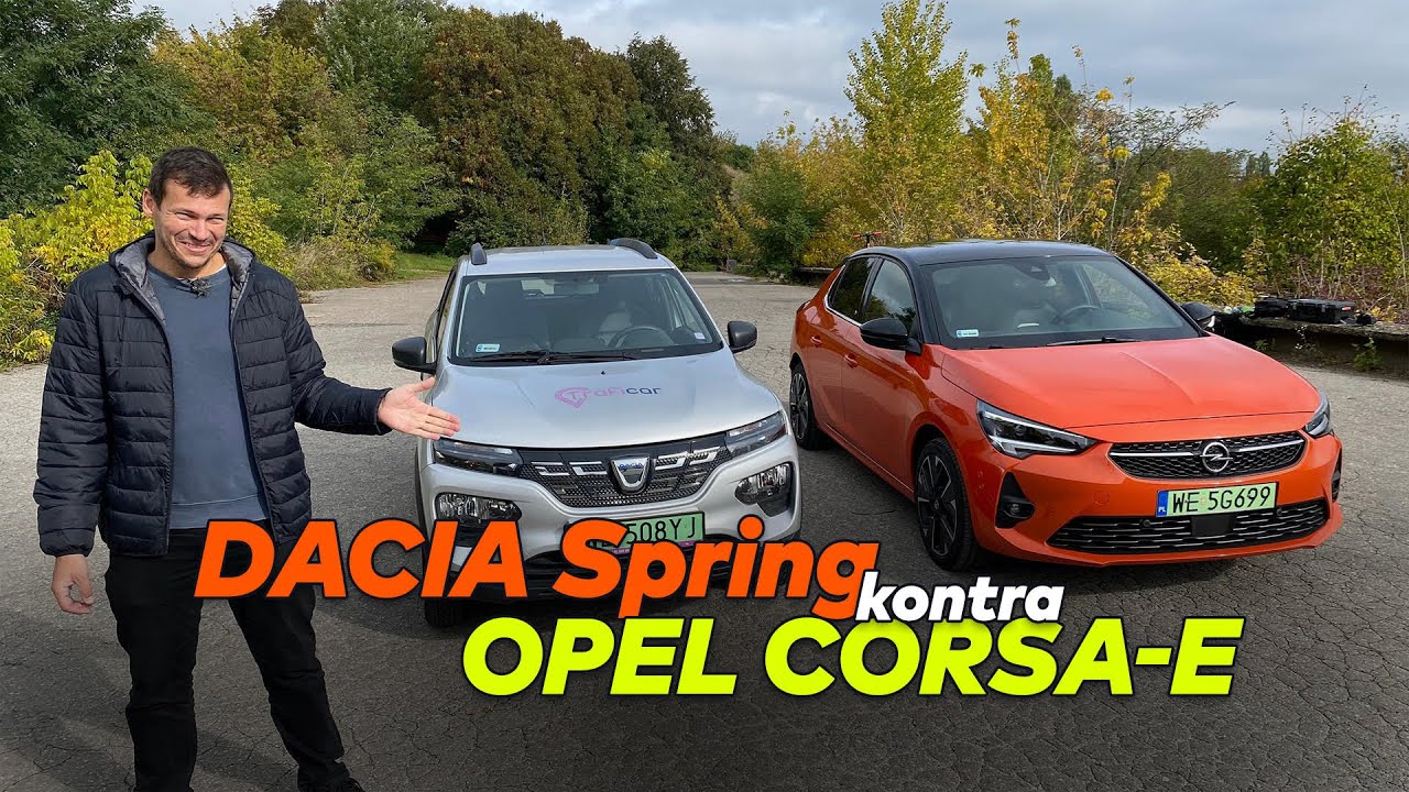 Dacia Spring vs Opel Corsa-e - czyli czy do miasta wystarczy najtańszy elektryk?