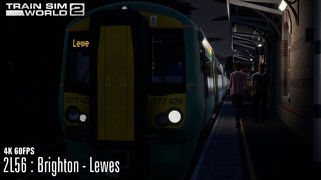 2L56 : Brighton - Lewes - East Coastway - Class 377 - Train Sim World 2