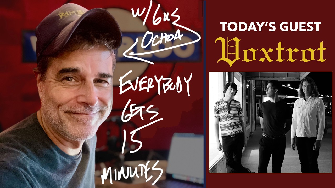 Waterloo Records Presents Everybody Gets 15 Minutes. Today's guest is Voxtrot.