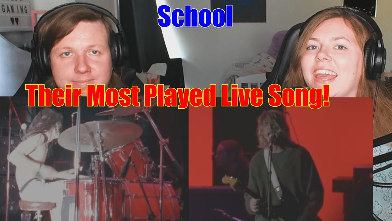 Couple First Reaction To - Nirvana: School [Live]