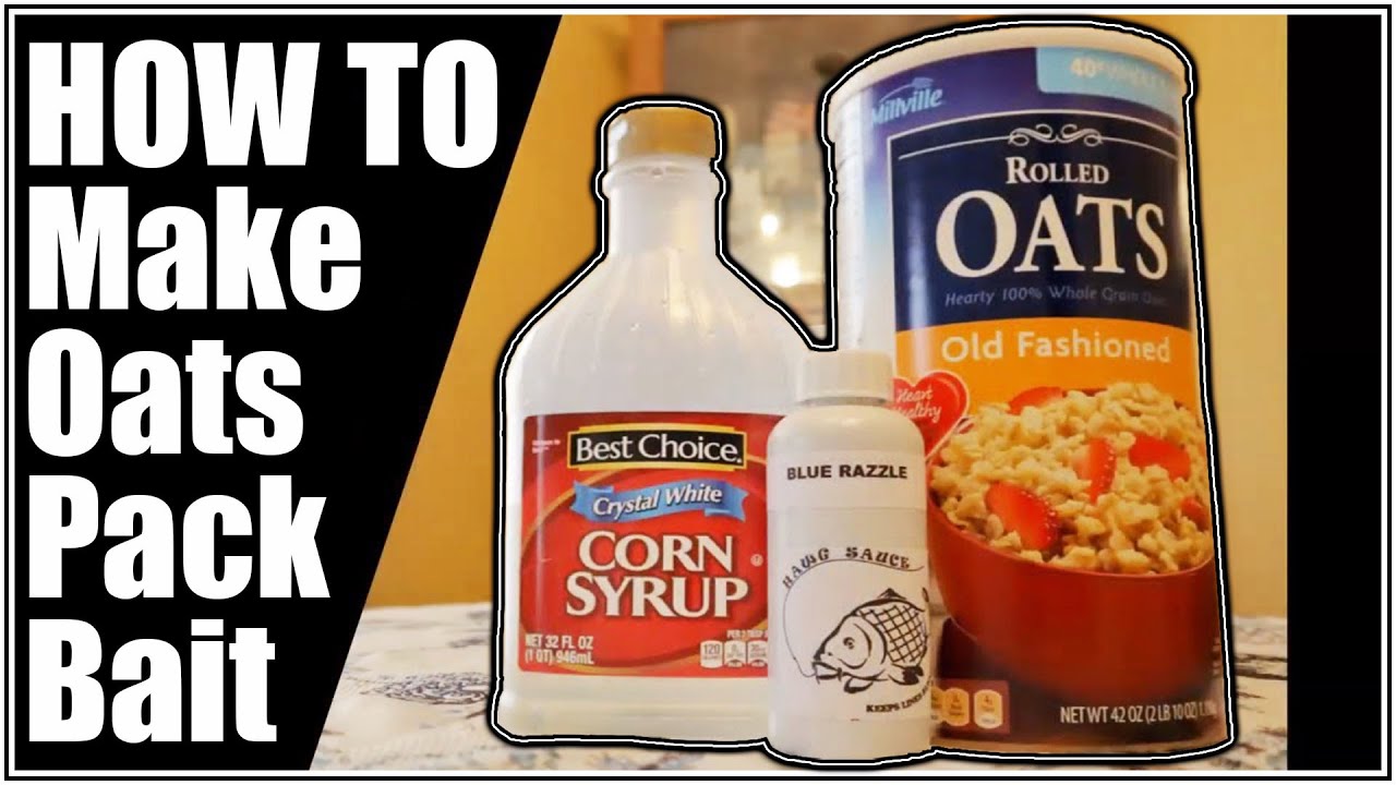 How to make old fashioned oats syrup pack bait recipe for carp and catfish