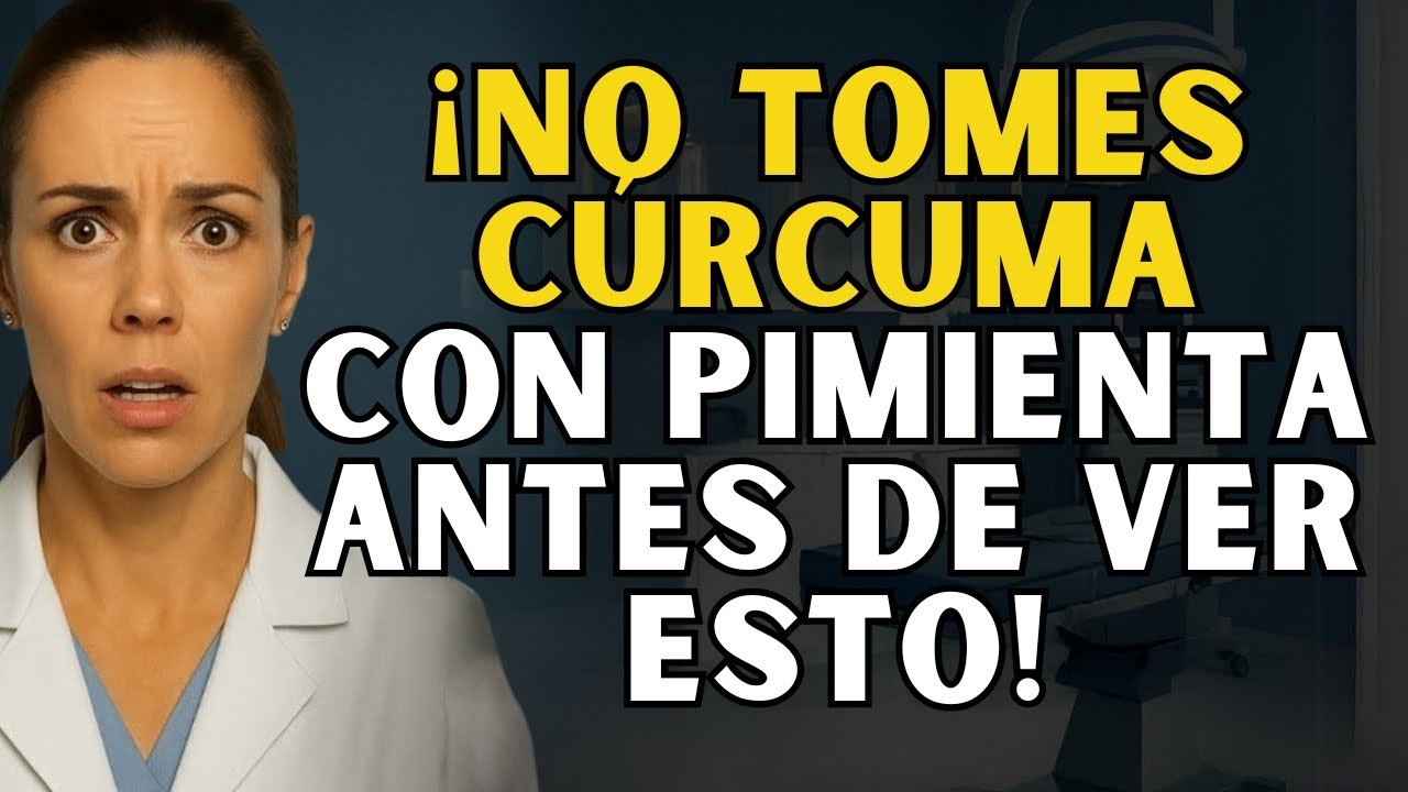 &iquest;C&uacute;rcuma con pimienta negra a los 60? Lo que nadie te dice