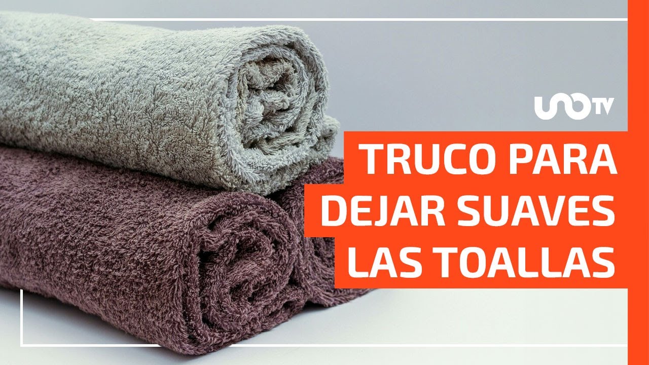 ¿Cómo dejar suaves las toallas?