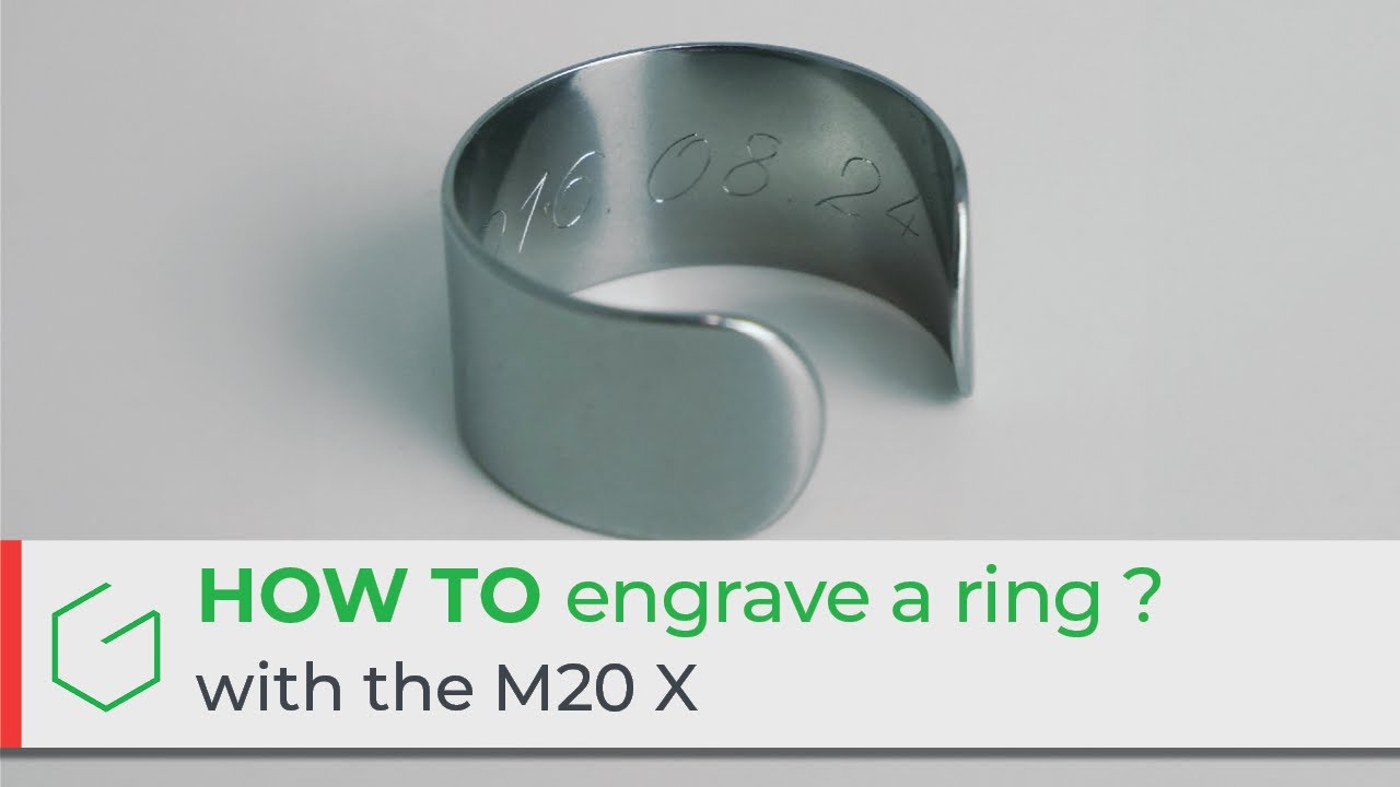 How to engrave a ring with the M20 X Jewel?