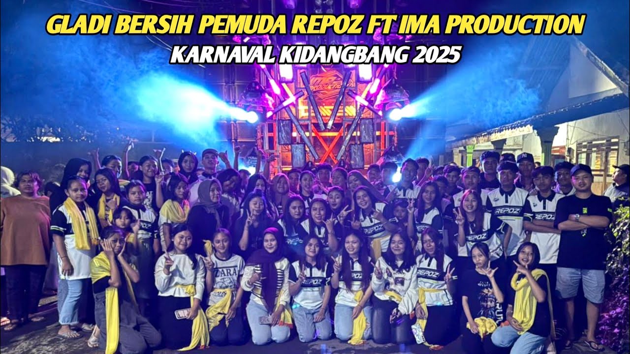 Gladi bersih pemuda REPOZ FT IMA Production - Karnaval Kidangbang 2025