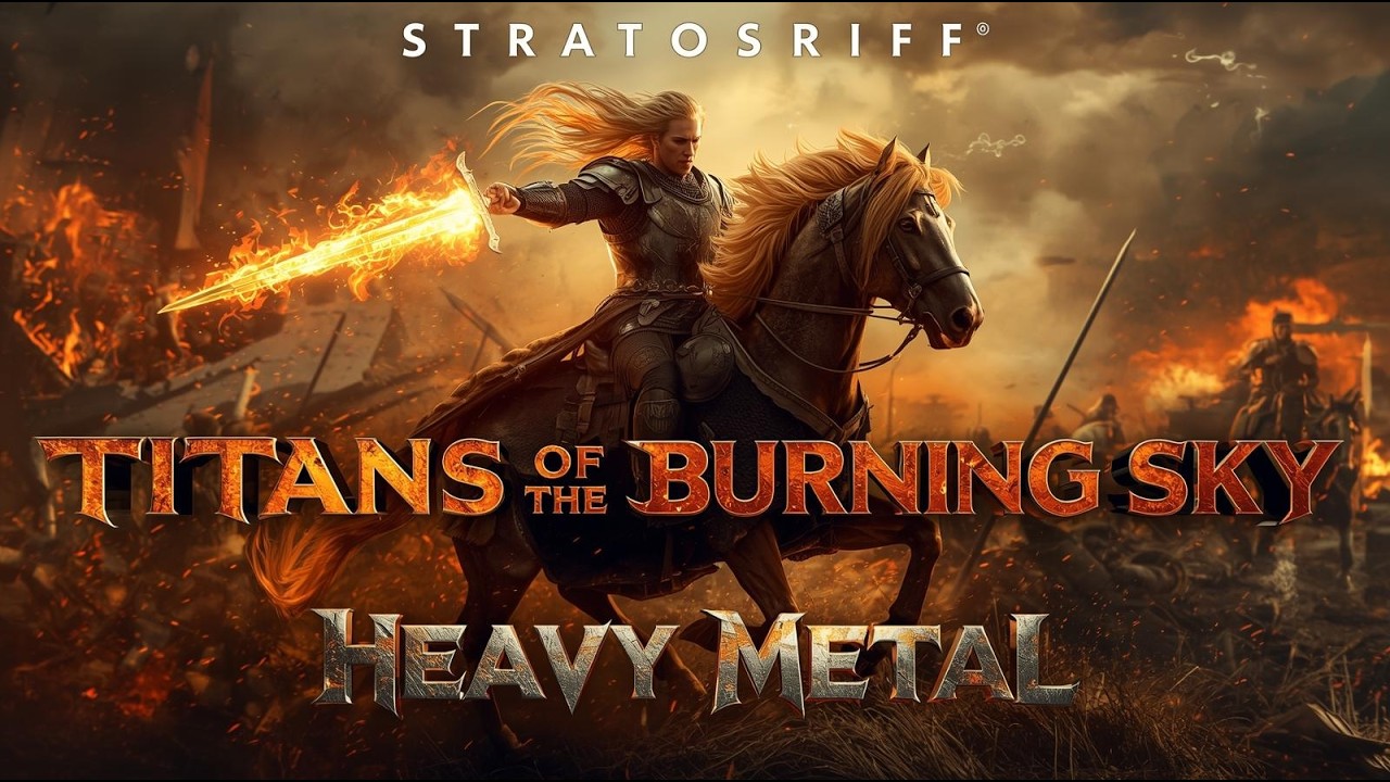 🔥 TITANS OF THE BURNING SKY: Full Heavy Metal Album 2025 | StratosRiff | Epic Riffs & Fury! 🤘