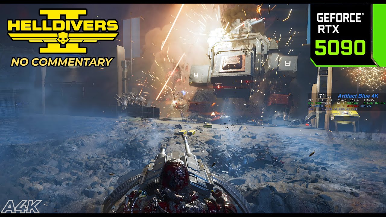 RTX 5090 | HELLDIVERS 2 Factory Strider Maximum Threat | 4K Ultra Max Settings